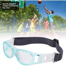 Gafas Deportivas para Ni?os, Gafas Ajustables para F¨²tbol, Ciclismo, Baloncesto, para Deportes Al Aire (Azul) - 1 - Ver 8