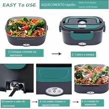 Electric Lunch Box With 110V/220V Dual Voltage Socket - Thermal Lunch Box For Food - Random - View 3