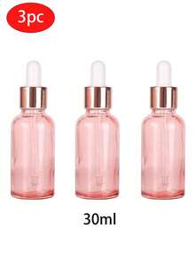 1个/3个装玻璃滴管瓶，精华液可灌装瓶，化妆品混合容器，带刻度滴管的空瓶，容量5毫升-100毫升，试剂眼药水玻璃瓶，香薰液瓶，旅行装灌装瓶，5-100毫升可灌装化妆品容器，滴管瓶，精华液瓶，化妆品样品瓶，玻璃化妆品瓶 - 彩色 - 查看 18