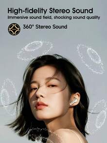 Philips True Wireless Bluetooth Earbuds TAT1320, In-Ear, High-Fidelity Sound, Call Noise Cancellation, Universal For Android IOS - White - View 4