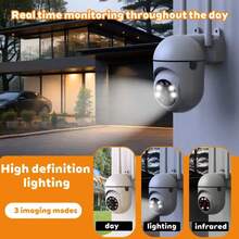 Cámara de inalámbrica WiFi 1080P, alimentada por USB para interiores/exteriores, visión nocturna a color 24/7, detección de movimiento y alerta de presencia humana, audio bidireccional, rotación PTZ, WiFi 2.4G, fácil instalación, diseño compacto, lente de alta calidad, rendimiento confiable, ideal para pequeños negocios, monitoreo discreto, propietarios de mascotas