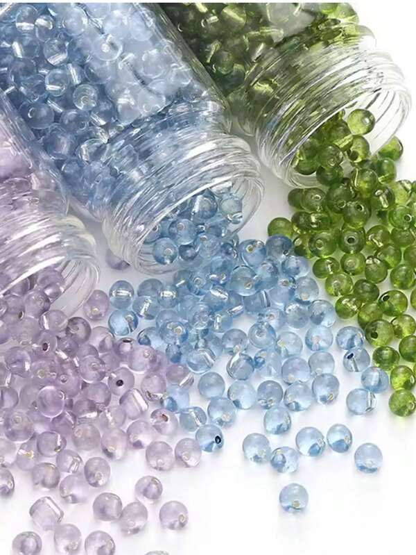 150pcs 3mm Silver-Lined Teardrop Czech Glass Beads, For DIY Jewelry Making, Bracelet Accessories