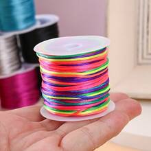 1.5 Mm 20meters/787in Satin Nylon Cord String For Jewelry Making Bracelet Necklaces Beading Thread Rattail Macrame Chinese Knot Craft - Nylon Satin Cord - View 8