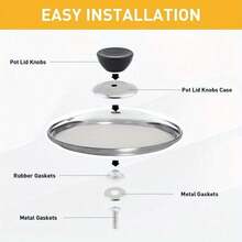 1/5/10/20PCS Pan Pot Lid Handle Pan Hand Grip Cover Replacement Pot Caps Lid Knob Handle Universal Cookware Parts Universal Replacement Kitchen Cookware Pot Pan Lid Hand Grip Knob Handle Cover Pan Lid Handle Kitchen Accessories