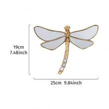 1pc Resin Gold Mirror Dragonfly Wall Decor, Insect Lover's Collection, Creative Insect Museum Hanging Decor For Home Party - Gold - View 14