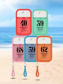 Brazilian Beach Bliss Limit Edition Natural Longlasting Portable Fragrance Spray & Air Freshener Compact Gourmand Fruity Ocean Aqua Solar Sand Scent, Fresh Air Spray For Christmas Day, Hotel Room, Outdoor Atmosphere, Fashion Gifts