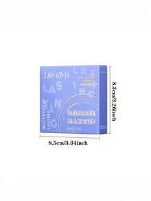 Life Girls 1 pieza Polvo compacto mate de control de aceite, de larga duración, sin manchas, ligero y transpirable, con borla, crea un aspecto de maquillaje natural, polvo portátil para retoques - Multicolor - Ver 11