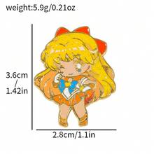 1 chiếc ghim cài áo hình mèo đen Luna biến hình trong phim hoạt hình, ghim cài áo hình nhân vật hoạt hình dễ thương, tinh tế và thời trang, thích hợp để trang trí túi xách hoặc đeo hàng ngày, món quà tuyệt vời. - Nhiều màu - Xem 14