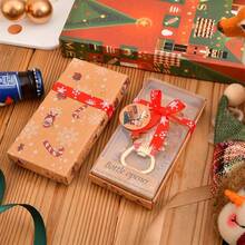 1pc Christmas Bottle Openers Set - 4 Festive Designs (Snowman, Tree, Snowflake, Santa's Sleigh) - Durable Metal Holiday Decor & Party Supplies For Home, Kitchen, Bar - No Batteries Needed, Home Bar Essentials, Seasonal Accessories, Sturdy Construction, Highquality Opener, Kitchen Gadgets, Bar Tools, Home Entertainers, Christmas Decor