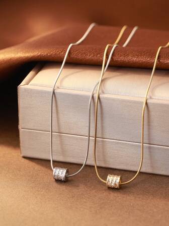 1pc Niche Design Clavicle Chain Classic Versatile Waist Pendant Necklace, Gift For Friends