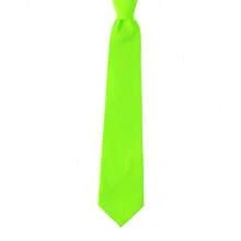 New Hot ! Solid Color Plain Classic Necktie Men's Tie,ZXCFTE - 39-熱酸橙 - 查看 2