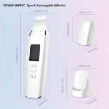 Nettoyant facial électrique 4-en-1 - Rechargeable USB, outil de nettoyage en profondeur, 4 modes (doux/quotidien/nettoyage en profondeur/massage), éclat de la peau, soins de la peau à domicile, produits essentiels de soins de la peau, outils de soins de la peau | Soins de la peau doux | Technologie de soins de la peau douce