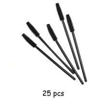 25/50pcs Silicone Mascara Wands Applicator Disposable Eyelash Brushes Comb Beauty Makeup Brush For Women Eyelash Extension Tools