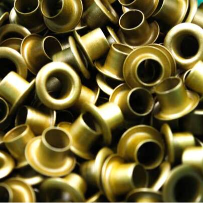 Ilhoses de Alumínio n.54 Dourado Fosco - 500 unidades