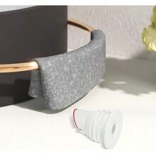 TEHAUX Anillo De Sellado De Olores 45-50 mm Tapón De Drenaje del Piso De La Bañera del Baño Inserto De Drenaje De Alcantarillado Núcleo De De Piso a Prueba De Olores para Lavadora - Blanco - Ver 6