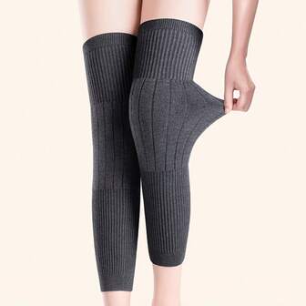 Knee Pads Warm Thicker Leg Warmers For Men & Women, Suitable For Air-Conditioned Rooms, Long Length, Autumn/Winter Cold Protection