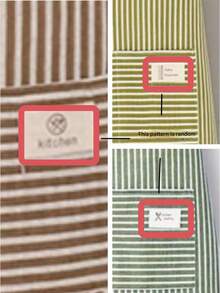 Apron - Simple & Fashionable Kitchen Cooking Working Apron, Stripe Pattern, Anti-Oil For Household - Multicolor - View 11