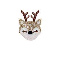 2 件圣诞迷你宠物发夹，圣诞限量版驯鹿蝴蝶结形宠物发夹，适合博美犬、泰迪犬、马尔济斯犬、布娃娃猫等小型长毛宠物 - 彩色 - 查看 12