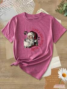 تي شيرت نسائي مخصص للمقاسات الكبيرة - تيشيرتات رقبة دائرية ناعمة مطاطية مع طباعة رقمية، قابلة للغسل في الغسالة، راحة طوال الموسم لزي العمل، تطابق الأزواج والهدايا المخصصة، تيشيرتات متطابقة للأزواج | طراز رياضي حديث | مادة غير شفافة، تي شيرت مخصص - الأسود - مشاهدة 3