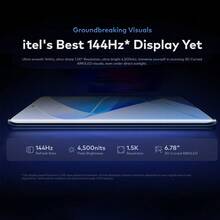 itel Super 26 Ultra 双卡 4G Android 15 智能手机 8GB RAM 256GB，6000mAh 电池，Type-C 充电，50MP 摄像头，指纹解锁 - 金色 - 查看 5