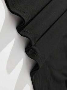 Camiseta Masculina  De Manga Curta Casual  E Colorida Gola Redonda Adulto Dia A Dia Para Homens Adequado As Estações Do Ano Algodão Estampa Personalizada De Caveira - Preto - Visão 8