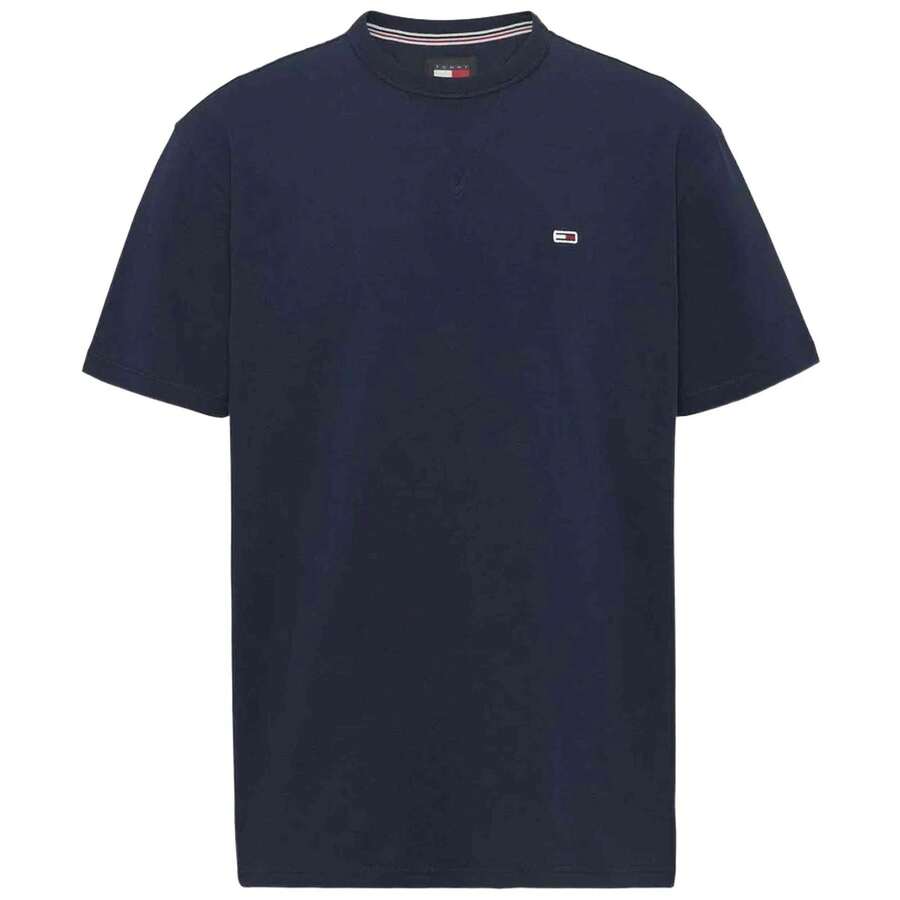 Tommy Hilfiger Kurzarmshirt DM0DM18649C1G für Männer in Farbe Blau