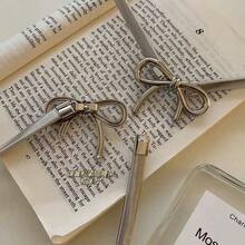 Solid Color Bow Decor Stainless Steel Waist Chain, All Season