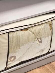 Organizador Multiuso Caixa Organizadora De Guarda Roupa Flexivel Com Ziper 60x45x30cm Grande