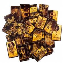 ​Premium Quality Illustrated Tarot Set With 78 Cards And Distinctive Character Designs For Enthusiasts And Collectors