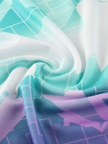 Customized Football Jersey With Logo, Name And Number, Unisex Sports T-Shirt Suitable For Football, Badminton And Volleyball, Spring/Summer - Mint Green - View 2