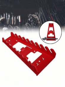 Multi-Slot Tool Hanging Rack, Multi-Function Plastic Hook With Perforated Plate, Tool Hanging Rack, Wrench Storage Rack, Heavy Duty Wall Mounted Organizer For Garage Workshop Utility Room, Space Saving Vertical Tool Holder For Wrenches Screwdrivers Pliers Hammers Garden Tools And DIY Accessories, Versatile Easy Install Organizer With Adjustable Hook Layout, Neat Storage Solution For Home Workshop Craft Room, Gift Idea For Christmas Holiday Home Improvement And Back To School Projects