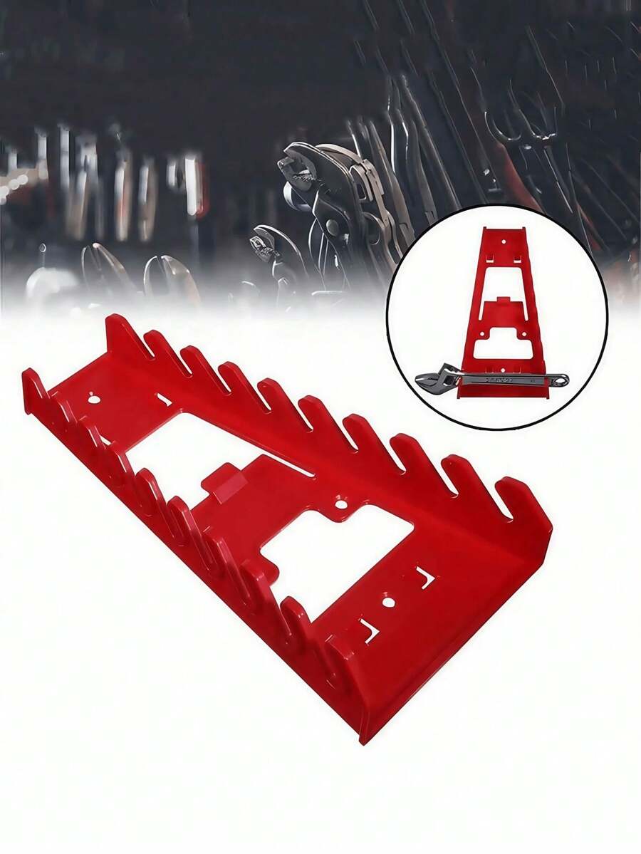 Multi-Slot Tool Hanging Rack, Multi-Function Plastic Hook With Perforated Plate, Tool Hanging Rack, Wrench Storage Rack, Heavy Duty Wall Mounted Organizer For Garage Workshop Utility Room, Space Saving Vertical Tool Holder For Wrenches Screwdrivers Pliers Hammers Garden Tools And DIY Accessories, Versatile Easy Install Organizer With Adjustable Hook Layout, Neat Storage Solution For Home Workshop Craft Room, Gift Idea For Christmas Holiday Home Improvement And Back To School Projects