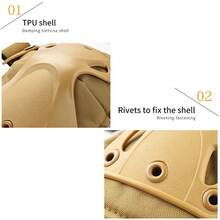 摩托车护膝护肘，户外骑行自行车安全滑板装备，滑板护膝护肘，战术护膝护肘，迷彩CS爬行训练防护装备，户外攀岩抗冲击专业运动防护装备，透气且