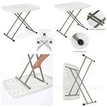 Mesa Personal Individual Rectangular 76xx50cm Plegable Porttil, Diseo De Tamao Ajustable, Mesa Auxiliar Compacta Multiusos, Mesas Plegables, Escritorio Home Office, Interior Exterior - inicial - Ver 1