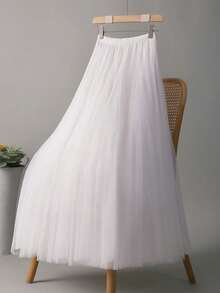 一件塔夫绸长款连衣裙，适合舞会、万圣节、角色扮演和正式场合，有白色、粉色、酒红色、浅粉色和亮粉色可选。 - 彩色 - 查看 4