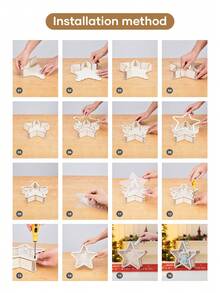 1 szt. Świąteczna skarbonka w kształcie jelenia z pentagramem, świąteczna skarbonka, idealna do dekoracji świątecznych, wystroju domu, sypialni, biura, na prezent