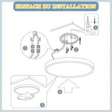 homefire Ceiling Lamp LED Ceiling Light Flat - 21CM White Hallway Lamp Ceiling 12W Round Kitchen Lamp IP44 Waterproof Bathroom Lamp 3000K Warm White Modern Bedroom Lamp For Hallway Kitchen Bathroom Balcony - 21cm-3000k - Xem 8