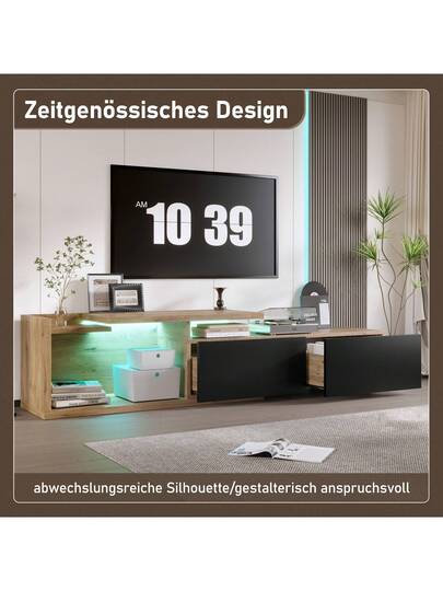 Sairedel Modular TV St Movable Module LED Lighting, Flexible In Extends To 2m Maximum Space Flexibility Storage view 4