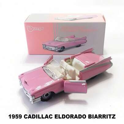 Burago Officially Authorized Authentic 1/64 Scale Alloy Car Model Mercedes-Benz Ford Cadillac Porsche Chevrolet Simulation Diecast Metal Car Model Decoration Mini Small Car Model Collection