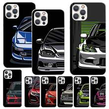 Funda de teléfono para hombres con diseño de coche deportivo JDM Tokyo Drift compatible con  17 16 15 14 13 12 11 Pro Max Mini Plus Air 7 SE 8, funda de silicona suave con impresión, compatible con funda de  17 pro max, funda de  17 pro, funda de  17, funda de  16 pro max - KK542-5 - Ver 1