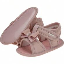 Baby Girl's Sandals With Bow, Children's Comfort, Pink - Màu hồng gỉ - Xem 3