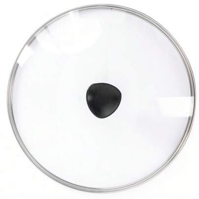 Tampa De Vidro  Temperado Para Panela e Frigideira Com Pomel Puxador