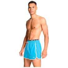 Puma Men Athletic One-Piece Swimsuits - Blue - View 3