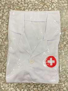 1 套儿童医生角色扮演服装，适合男孩女孩幼儿园学生的职业体验服装，家庭角色扮演游戏，亲子互动，万圣节表演，圣诞礼物 - 彩色 - 查看 10