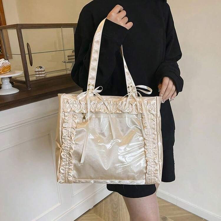 Women Shoulder Bags - Bạc. - Xem 9
