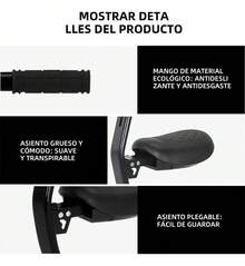 Asiento Niños Bicicleta Eléctrica En Forma U Con Cinturón Negro