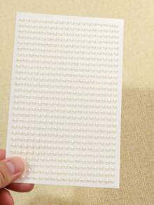 3 Peças/1 Peça de Diferentes Tamanhos de Adesivo de Pérola e Strass, Adesivo de Cristal Acrílico e Gema, Remendo Decorativo Autoadesivo para Penteados, Maquiagem de Olhos, Artesanato, Decoração de Pérolas, Remendo Decorativo Autoadesivo, Decoração de Feriados