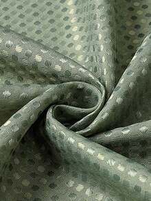 1pc Waffle Textured Bathroom Shower Curtain, Waterproof Fabric Shower Divider, Dry & Wet Separation, With Plastic Hooks, Waterproof Material Christmas Decor