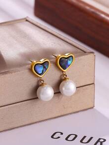 1Pair Minimalist Small Pearl Stud Earrings For Women Faux Pearl Earrings Classic White Round Pearl Stud Earrings Wedding Jewelry Bridesmaid Gift