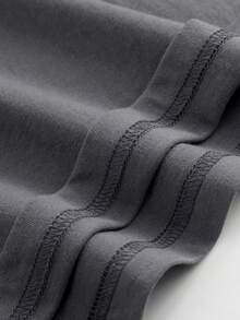 Patriotic Christian Faith T-Shirt, Stand For The Flag, Kneel For The Cross Religious Shirt, Cross Design Men's T-Shirt Showing American Pride, Conservative Christian Cotton Clothing - 灰色 - 查看 5